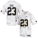 Notre Dame Fighting Irish Men's Golden Tate #23 White Under Armour Authentic Stitched College NCAA Football Jersey AVU1299HD